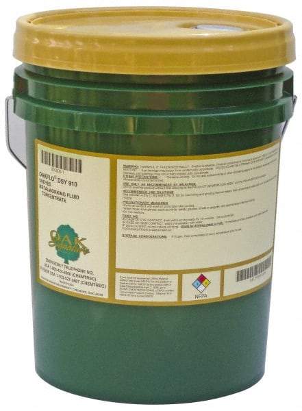 Oak Signature - Oakflo DSY 910, 5 Gal Pail Cutting & Grinding Fluid - Synthetic, For Drilling, Milling, Sawing, Tapping, Turning - Best Tool & Supply