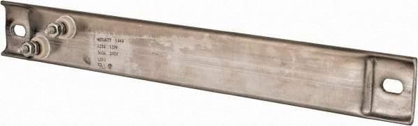 Hotwatt - 240 Volt, 500 Watt, 12" Long Channel Strip Heater - 7-1/4" Hot Length, 25 Watt per Sq In - Best Tool & Supply