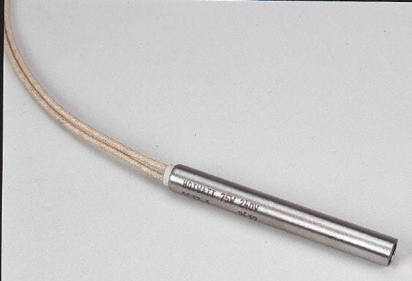 Hotwatt - 240 Volt, 1/2" Diam, 1000 Watt, Low Density Cartridge Heater - 12" Long, 55 Watts per Sq In - Best Tool & Supply