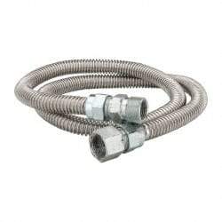 Dormont - 3/4" Inlet, 3/4" Outlet FIP x MIP Gas Connector - 48" Long, 1/2" Hose ID - Best Tool & Supply