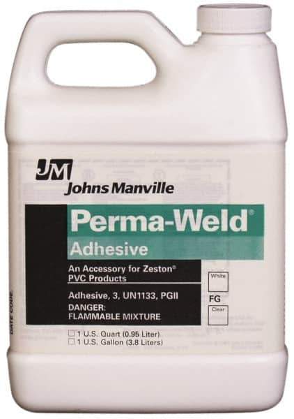 Made in USA - Pipe Insulation Contact Adhesive - 1 Qt - Best Tool & Supply