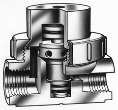 Simtech - 3/4" NPTF Air Operated Valve - 125 Max psi, PVC/EPDM Material - Best Tool & Supply