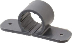 Oatey - 1/2" Pipe, Standard Pipe Clamp - Gray, Polypropylene - Best Tool & Supply