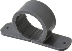 Oatey - 1" Pipe, Standard Pipe Clamp - Gray, Polypropylene - Best Tool & Supply