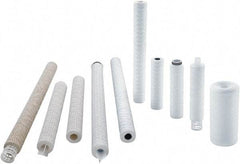 Parker - 2-1/2" OD, 10µ, Cotton String-Wound Cartridge Filter - 30" Long - Best Tool & Supply