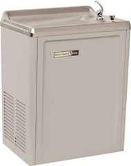 Halsey Taylor - 4 GPH Cooling Capacity Compact Flush Wall Mounted Water Cooler & Fountain - Vinyl Cabinet, 230 Watts, 2.5 Full Load Amperage, 0.16 hp - Best Tool & Supply