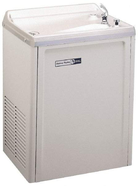 Halsey Taylor - 13.5 GPH Cooling Capacity Compact Flush Wall Mounted Water Cooler & Fountain - Vinyl Cabinet, 690 Watts, 7.5 Full Load Amperage, 0.2 hp - Best Tool & Supply