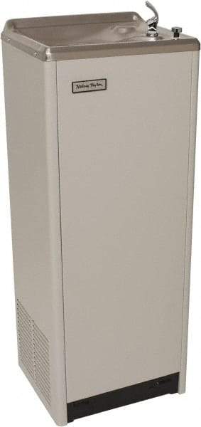 Halsey Taylor - 13.5 GPH Cooling Capacity Deluxe Floor Standing Water Cooler & Fountain - Vinyl Cabinet, 690 Watts, 7.5 Full Load Amperage, 0.2 hp - Best Tool & Supply