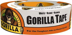 Gorilla Tape - 1-7/8" x 30 Yds White Duct Tape - 17 mil, Rubber Adhesive, Cotton/Polyester Blend Cloth Backing, 32°F to 150°F - Best Tool & Supply