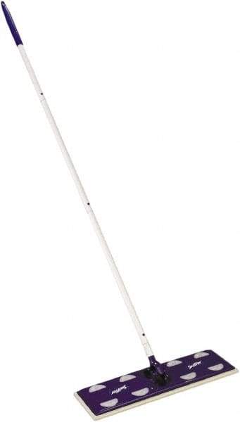 Swiffer - Green & Silver Mop - 17" Long x 5" Wide Head, 46" Long Handle, Microfiber Head - Best Tool & Supply