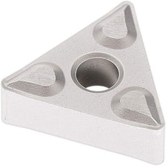 Seco - TNMG332 FF1 Grade TP1501 Carbide Turning Insert - Al2O3 Finish, 60° Triangle, 3/8" Inscr Circle, 3/16" Thick, 1/32" Corner Radius - Best Tool & Supply