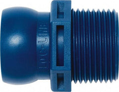 Loc-Line - 3/4" Hose ID, Male to Female Coolant Hose Connector - 3/4" BSPT, For Loc-Line Modular Hose Systems - Best Tool & Supply