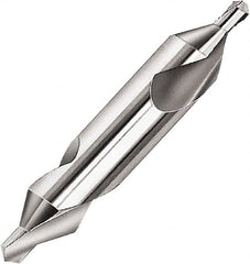 Combo Drill & Countersink: #7, 5/8″ Body Dia, 118 ™, Cobalt Bright (Polished) Finish, 1/4″ Point Dia, 3-1/4″ OAL, Right Hand Cut