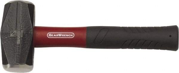 GearWrench - 3 Lb Head Drilling Hammer - 10-1/2" OAL, Fiberglass Handle with Grip, 1.38" Face Diam - Best Tool & Supply