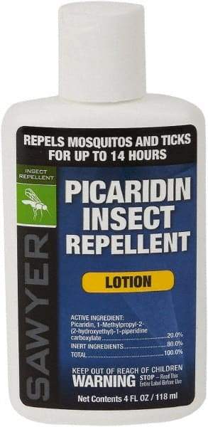 Sawyer - 4 oz 20% Picaridin Lotion - For Mosquitos, Ticks, Biting Flies, Gnats, Chiggers, Fleas - Best Tool & Supply