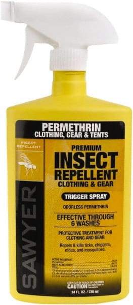 Sawyer - 24 oz 0.5% Permethrin Pump Spray - For Mosquitos, Ticks, Mites, Chiggers, Flies - Best Tool & Supply