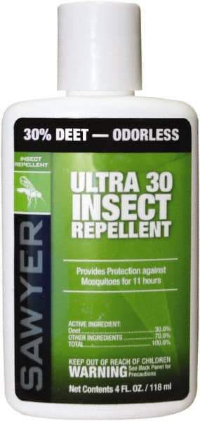 Sawyer - 4 oz 30% DEET Lotion - For Mosquitos, Ticks, Biting Flies, Gnats, Chiggers - Best Tool & Supply