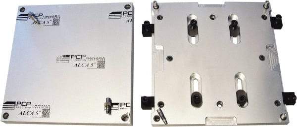 Mitee-Bite - Square Aluminum CNC Clamping Pallet - 379mm Wide x 379mm Long x 25.4mm Thick - Best Tool & Supply