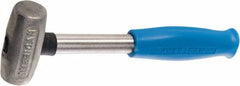 American Hammer - 4 Lb Head 1-5/8" Face Zinc Aluminum Alloy Nonmarring Hammer - Exact Industrial Supply