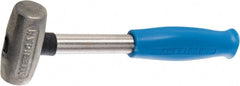 American Hammer - 1-1/2 Lb Head 1-3/4" Face Aluminum Non-Marring Hammer - Exact Industrial Supply