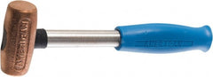 American Hammer - 4 Lb Head 1-5/8" Face Copper Hammer - Exact Industrial Supply