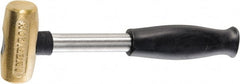 American Hammer - 2 Lb Head 1-1/2" Face Brass Hammer - Exact Industrial Supply