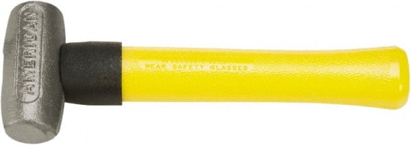 American Hammer - 1-1/2 Lb Head 1-1/4" Face Zinc Aluminum Alloy Nonmarring Hammer - Exact Industrial Supply
