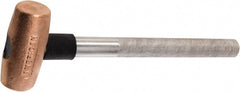 American Hammer - 2 Lb Head 1-1/2" Face Copper Hammer - Exact Industrial Supply