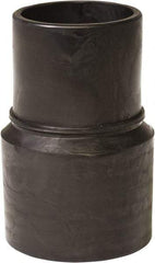 Flexaust - 1-1/2" Screw-On Hose Cuff - PVC, Black - Best Tool & Supply