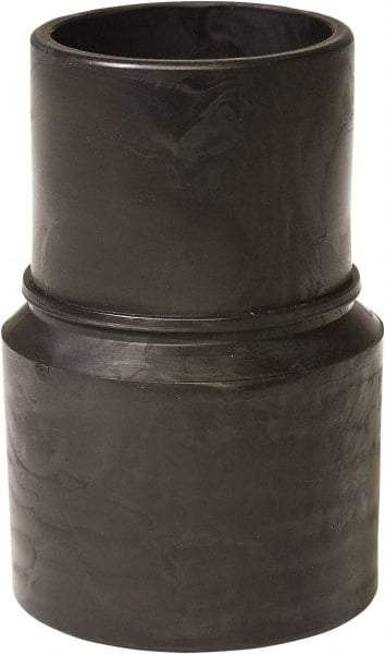 Flexaust - 1-1/4" Screw-On Hose Cuff - PVC, Black - Best Tool & Supply