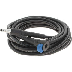 PRO-SOURCE - 2,600 Max psi Fixed Pressure Washer Hose - 25' Long, 6.35 Orifice, 1/4" Hole Size - Best Tool & Supply