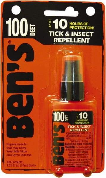 Ben's - 1.25 oz 100% DEET Pump Spray - For Ticks, Mosquitos, Disease Carrying Insects - Best Tool & Supply