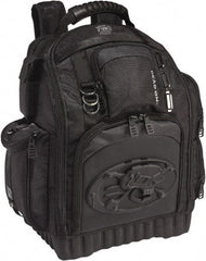 Dead On - 34 Pocket Black Polyester Backpack Tool Bag - 17" Wide x 10" Deep x 20" High - Best Tool & Supply