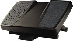 FELLOWES - 17-3/4" Wide, 6-1/2" High Foot Rest - Black & Gray - Best Tool & Supply