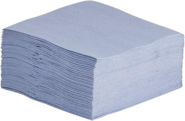 NuTrend Disposables - 1/4 Fold General Purpose Wipes - Poly Pack, 12" x 13" Sheet Size, Blue - Best Tool & Supply