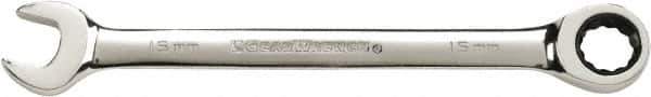 GearWrench - 17mm 12 Point Combination Wrench - Chrome Vanadium Steel, Full Polish Finish - Best Tool & Supply