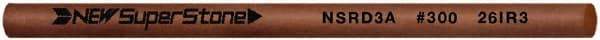 Value Collection - Round Ceramic Finishing Stick - 100mm Long x 2.35mm Wide x 2.4mm Thick, 300 Grit - Best Tool & Supply