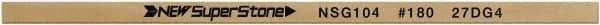 Value Collection - Flat Ceramic Finishing Stick - 100mm Long x 0.8mm Wide x 4mm Thick, 180 Grit - Best Tool & Supply