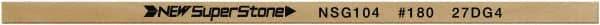 Value Collection - Flat Ceramic Finishing Stick - 100mm Long x 0.5mm Wide x 10mm Thick, 180 Grit - Best Tool & Supply