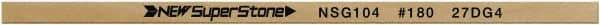 Value Collection - Flat Ceramic Finishing Stick - 100mm Long x 0.5mm Wide x 1mm Thick, 180 Grit - Best Tool & Supply