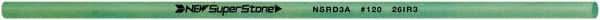 Value Collection - Round Ceramic Finishing Stick - 100mm Long x 3.175mm Wide x 3.2mm Thick, 120 Grit - Best Tool & Supply