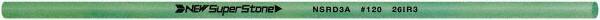 Value Collection - Round Ceramic Finishing Stick - 50mm Long x 3.175mm Wide x 3.2mm Thick, 120 Grit - Best Tool & Supply