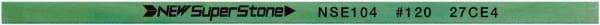 Value Collection - Flat Ceramic Finishing Stick - 100mm Long x 1.5mm Wide x 4mm Thick, 120 Grit - Best Tool & Supply