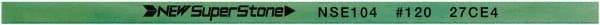 Value Collection - Flat Ceramic Finishing Stick - 100mm Long x 1mm Wide x 4mm Thick, 120 Grit - Best Tool & Supply