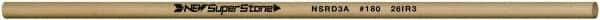 Value Collection - Round Ceramic Finishing Stick - 100mm Long x 3mm Wide x 3mm Thick, 180 Grit - Best Tool & Supply