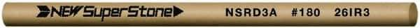 Value Collection - Round Ceramic Finishing Stick - 100mm Long x 2.35mm Wide x 2.4mm Thick, 180 Grit - Best Tool & Supply