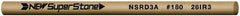 Value Collection - Round Ceramic Finishing Stick - 50mm Long x 2.35mm Wide x 2.4mm Thick, 180 Grit - Best Tool & Supply