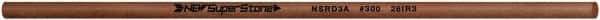 Value Collection - Round Ceramic Finishing Stick - 100mm Long x 3.175mm Wide x 3.2mm Thick, 300 Grit - Best Tool & Supply