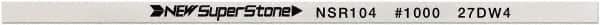 Value Collection - Flat Ceramic Finishing Stick - 100mm Long x 1mm Wide x 1mm Thick, 1,000 Grit - Best Tool & Supply