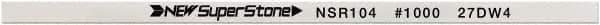 Value Collection - Flat Ceramic Finishing Stick - 100mm Long x 0.8mm Wide x 4mm Thick, 1,000 Grit - Best Tool & Supply